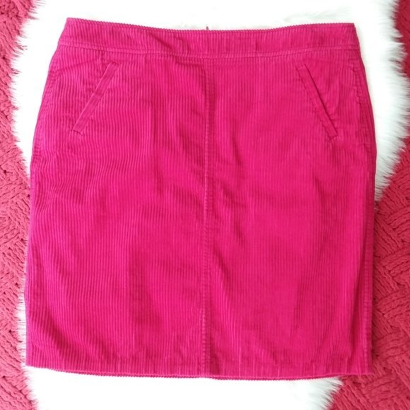 Chadwicks of Boston Pink Corduroy Mini Skirt 16 - Picture 6 of 8